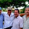 BRYAN SHAW, BART HARDIGREE, LARRY FREEMAN AND GREG VEALE AT HILLTOP GRILLE